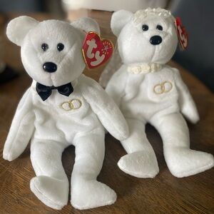 Bride and Groom Ty Beanie Babies/ Mr. & Mrs.